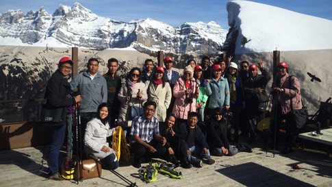 Course Participants in Champéry