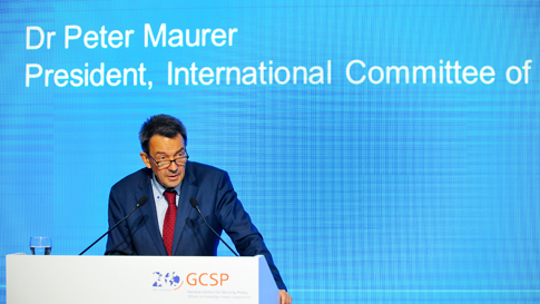 Dr Peter Maurer, President of the International Committee of the Red Cross (ICRC)