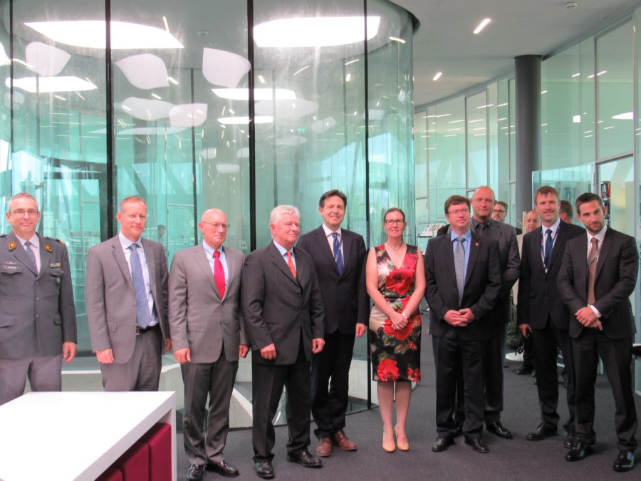 [REPOST] Chiefs of the Armed Forces of Germany, Austria and Switzerland visit the GCSP