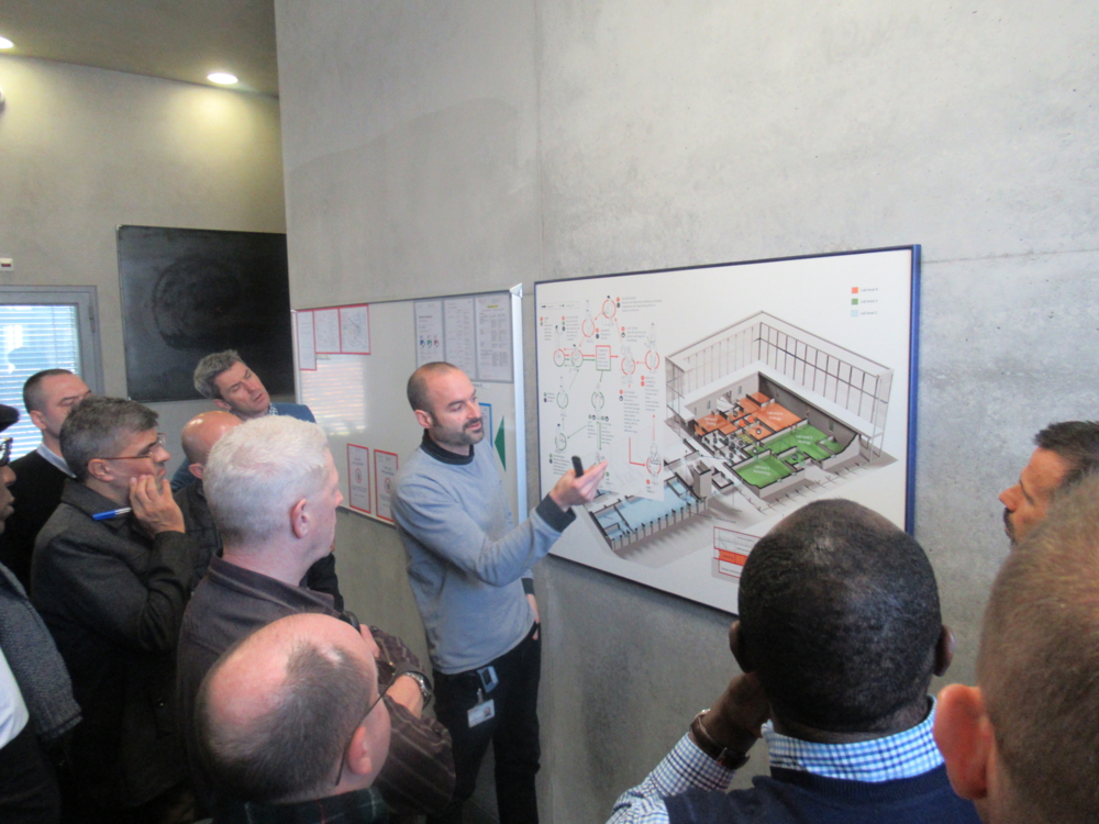 Participants visiting the notorious Biological Laboratory in Spiez