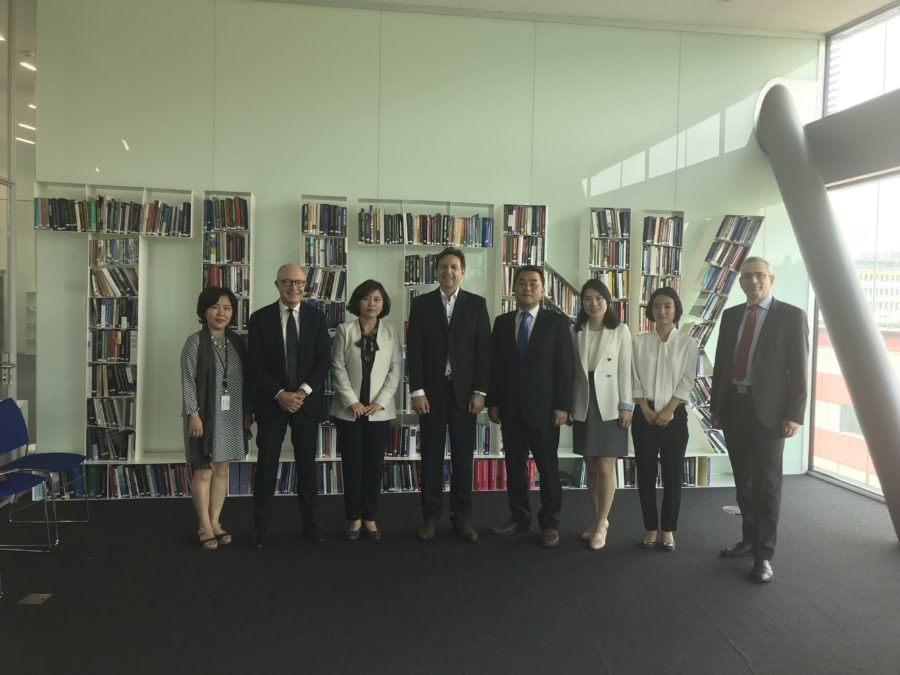 [REPOST- GCSP] A Delegation from the Ministry of Unification of South Korea visited the GCSP on 31 May