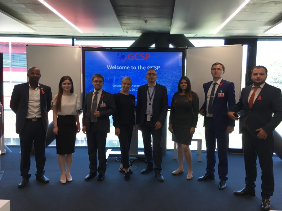 A group of Russian students visited the GCSP