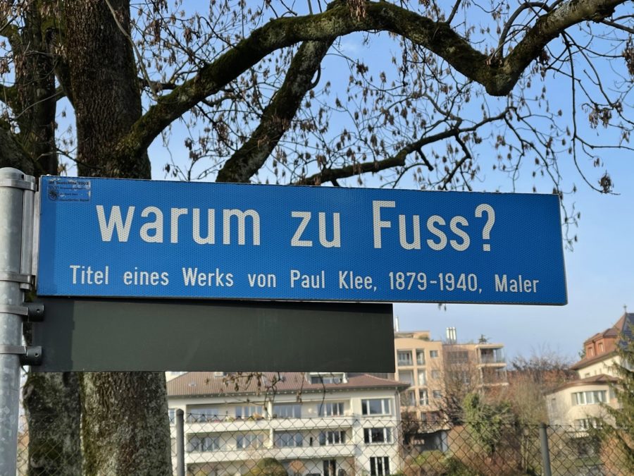 Warum zu Fuss?