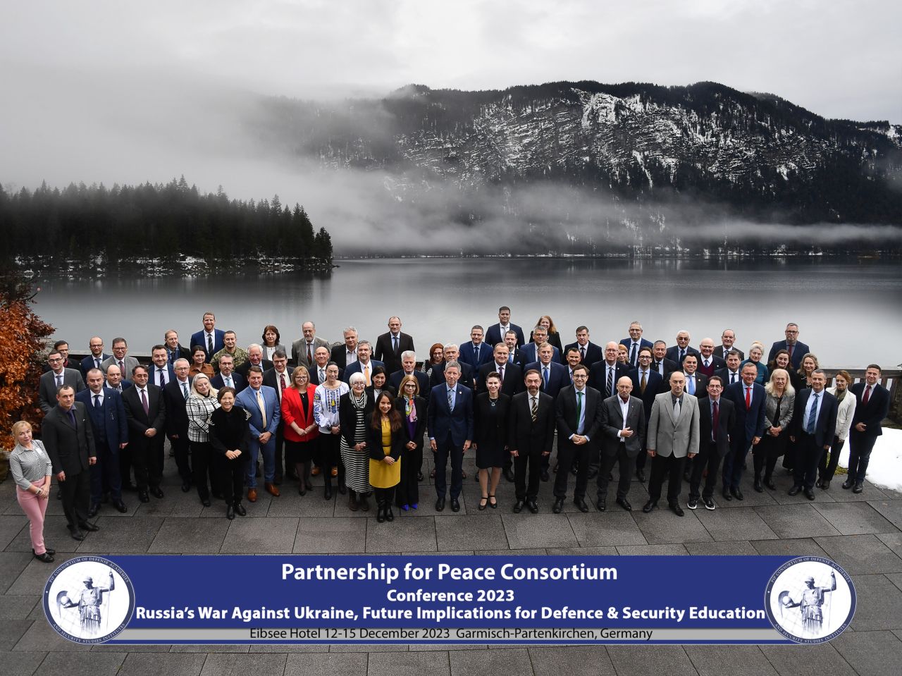 First day of the Partnership for Peace Consortium two-day conference at the Eibsee Hotel