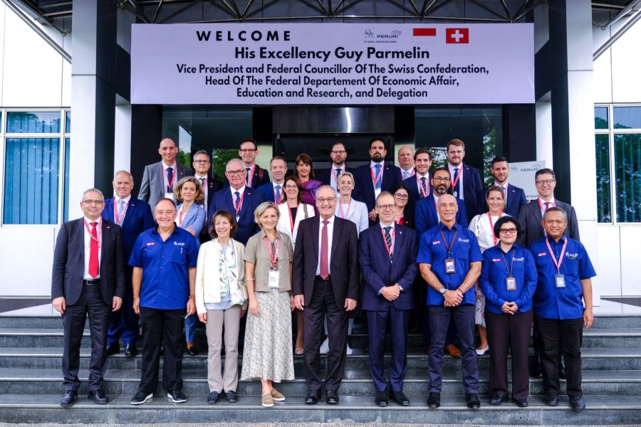 Second day of the official visit of Federal Councillor Guy Parmelin to Indonesia